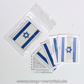 Israel Fan Tattoo 5er Pack