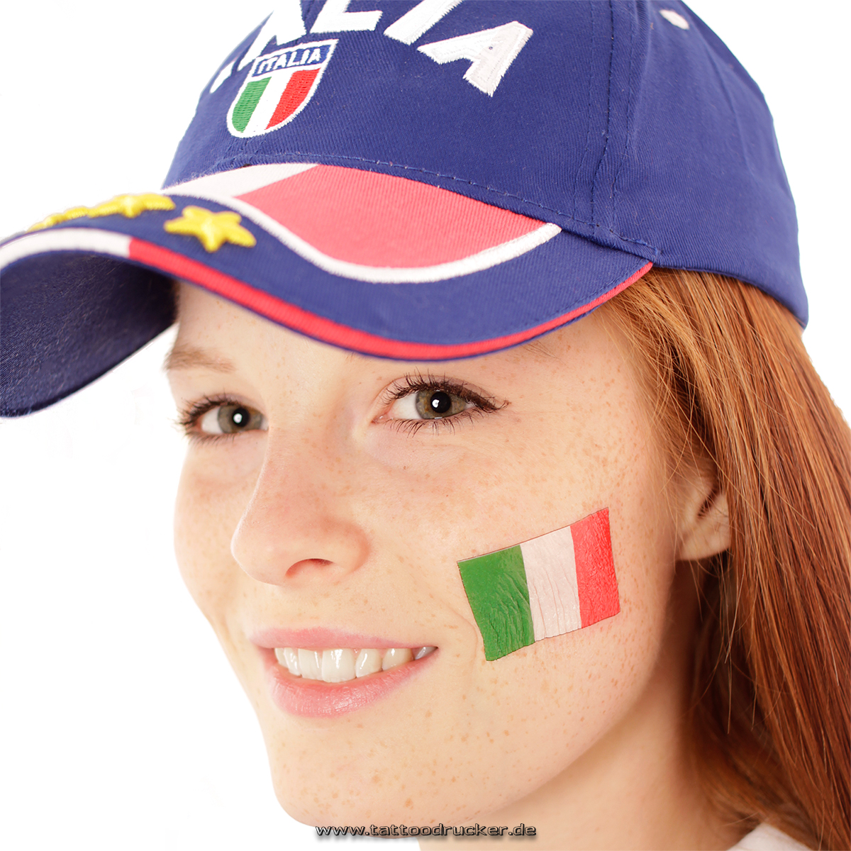 Italien Fan Tattoo 5er Pack